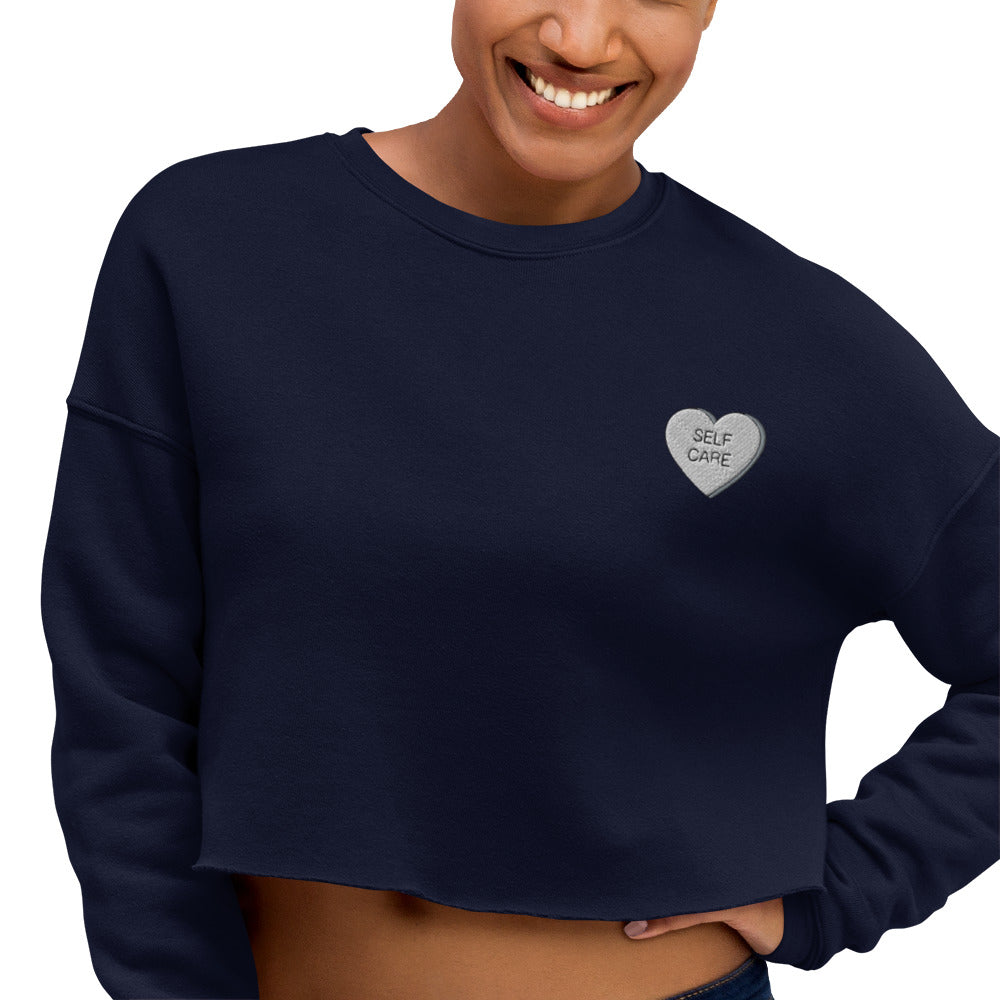 Self Care Crop Sweatshirt