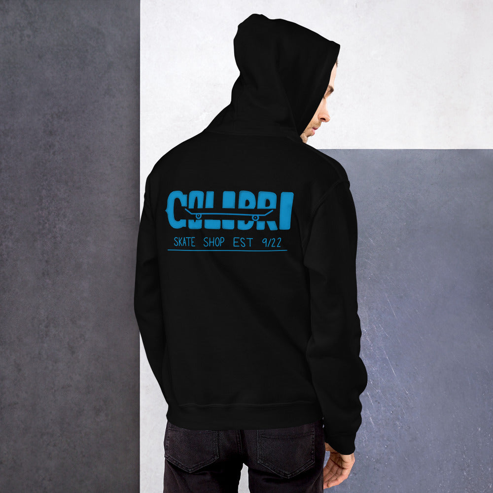 Blue Wheel Hoodie