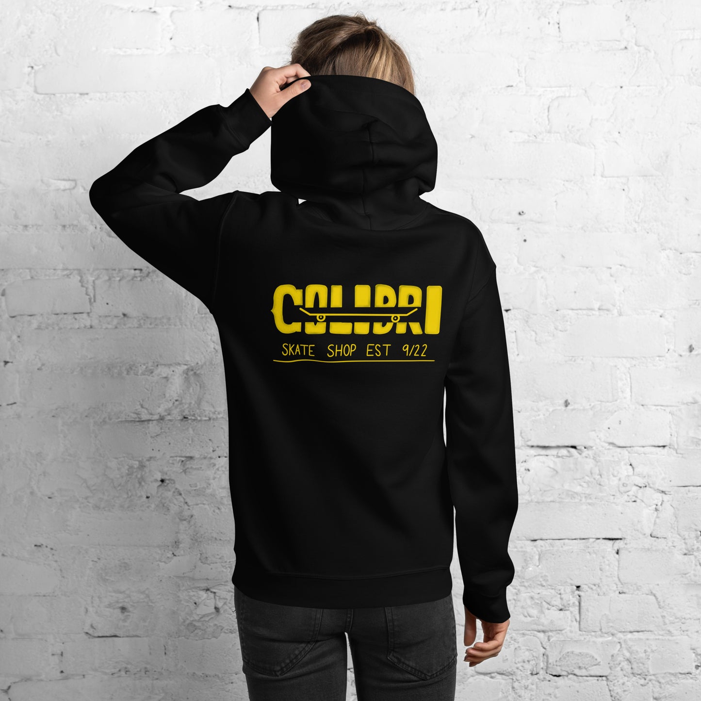 Yellow Wheel Hoodie