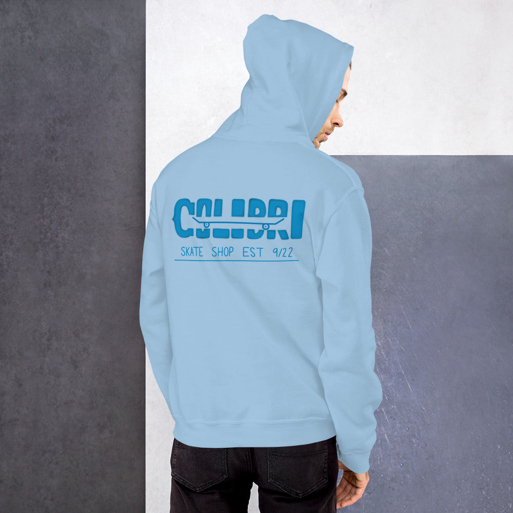 Blue Wheel Hoodie