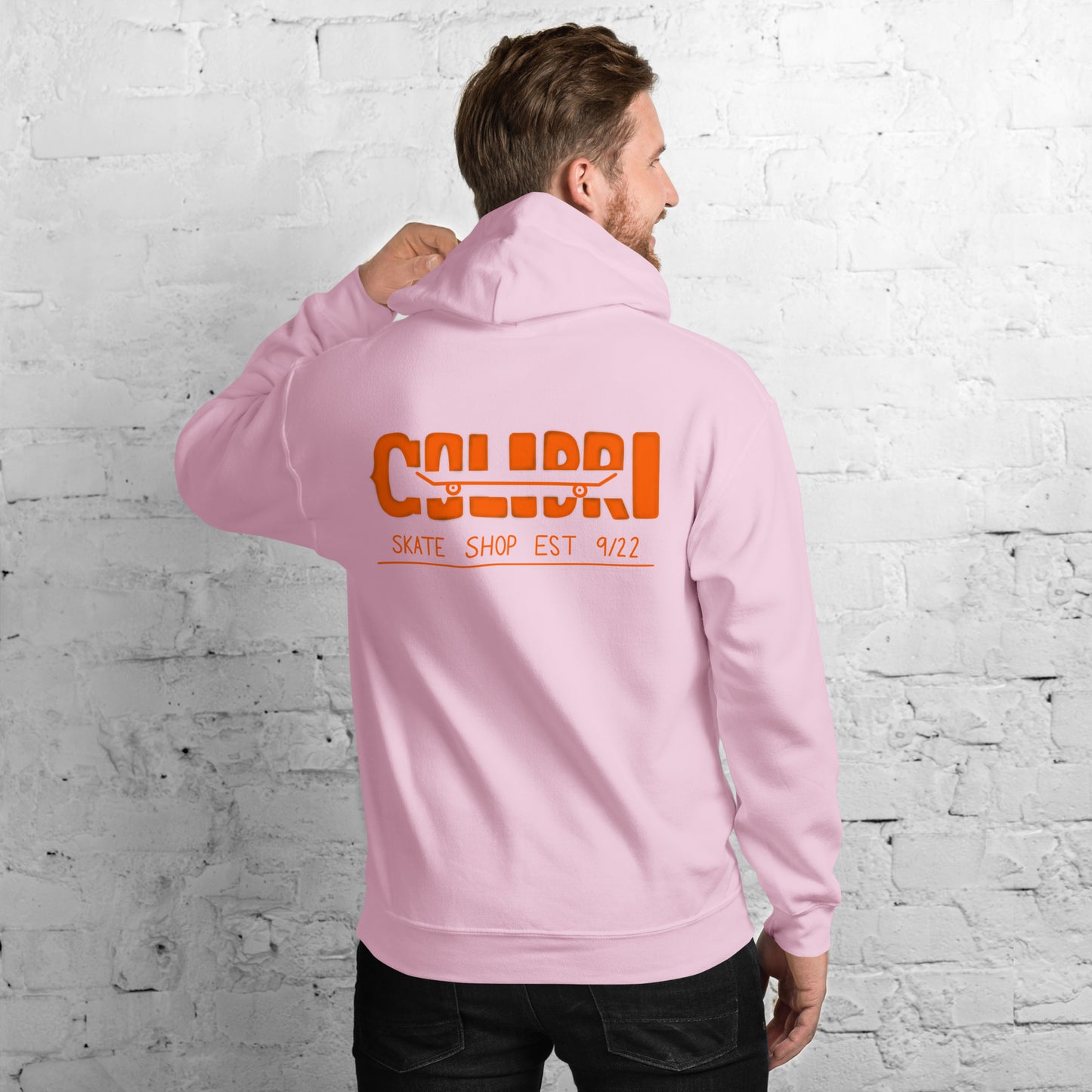 Orange Wheel Hoodie