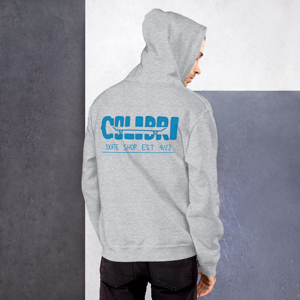 Blue Wheel Hoodie