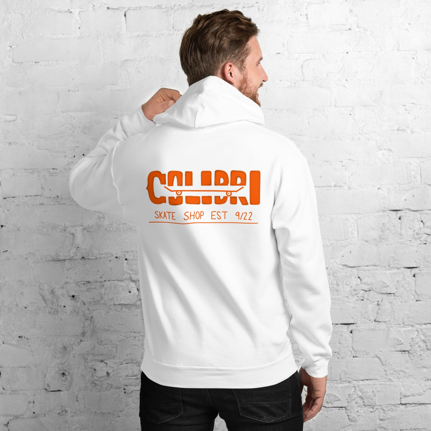 Orange Wheel Hoodie