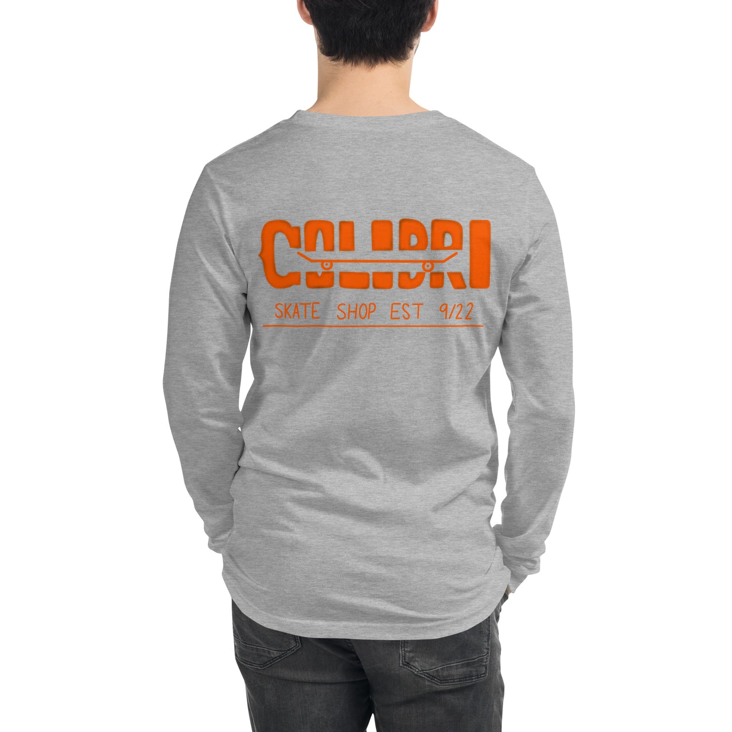 Orange Wheel Long Sleeve Tee