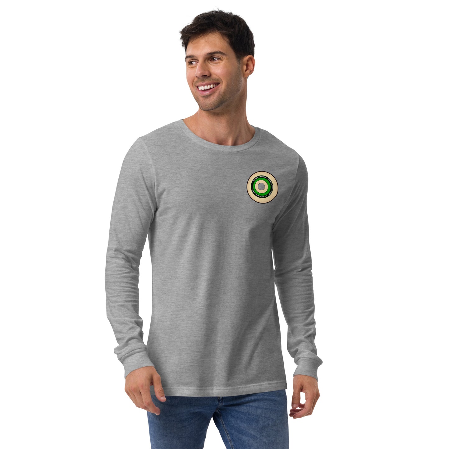 Green Wheel Long Sleeve Tee