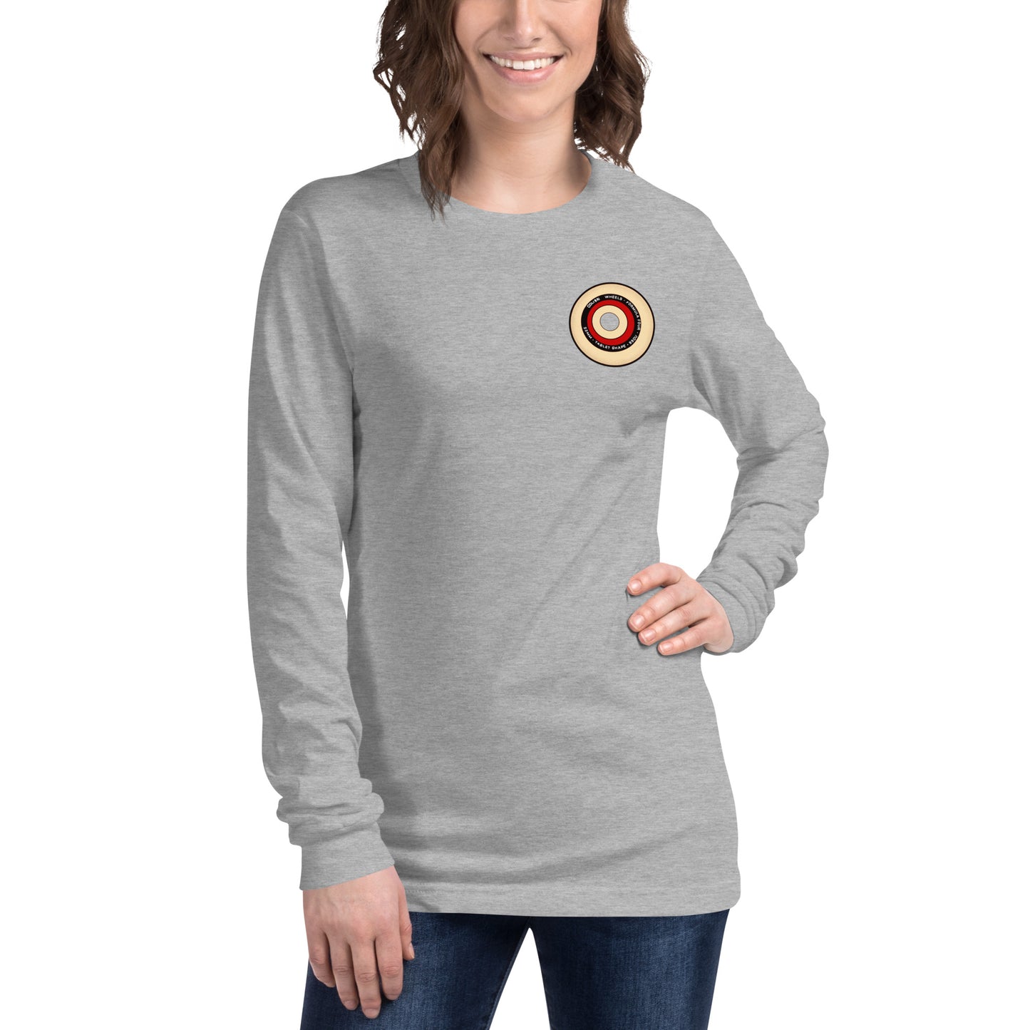 Red Wheel Long Sleeve Tee