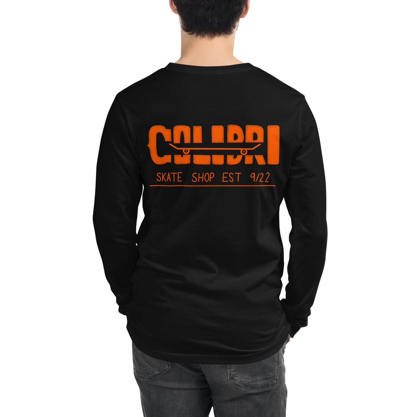 Orange Wheel Long Sleeve Tee