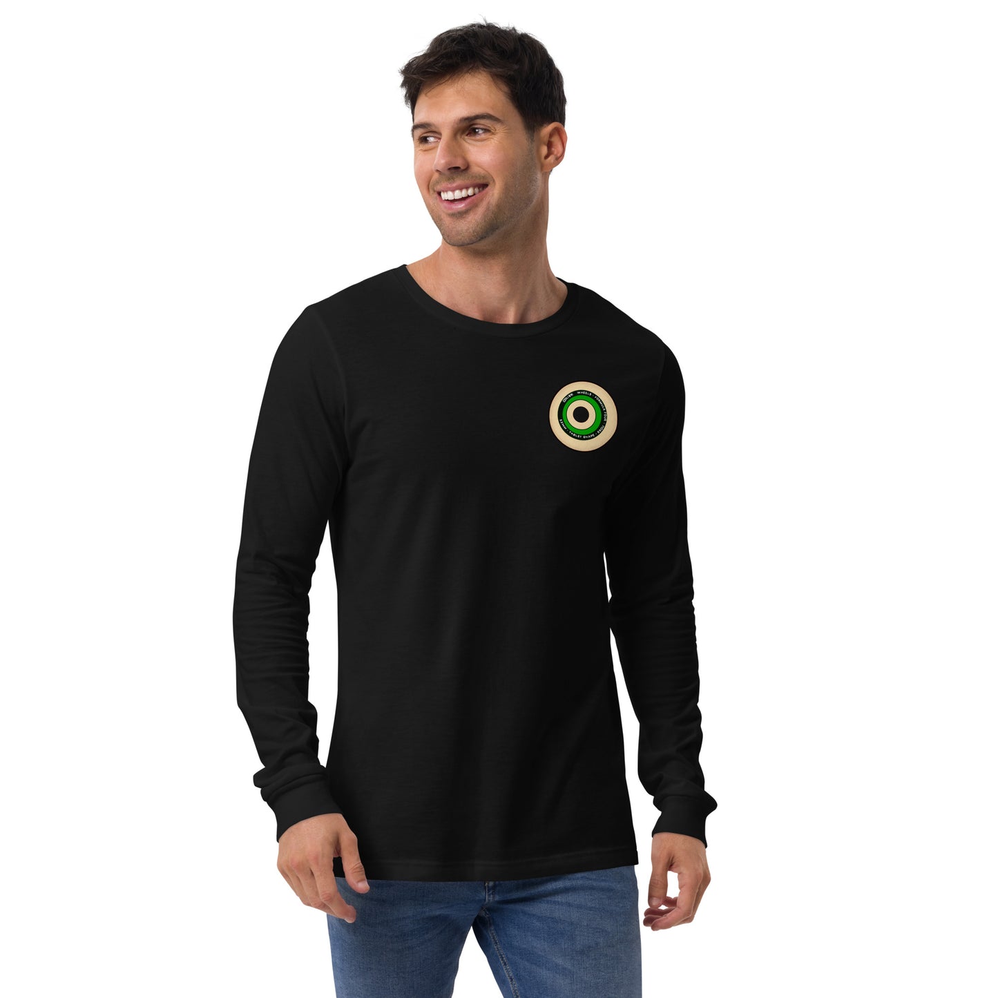 Green Wheel Long Sleeve Tee