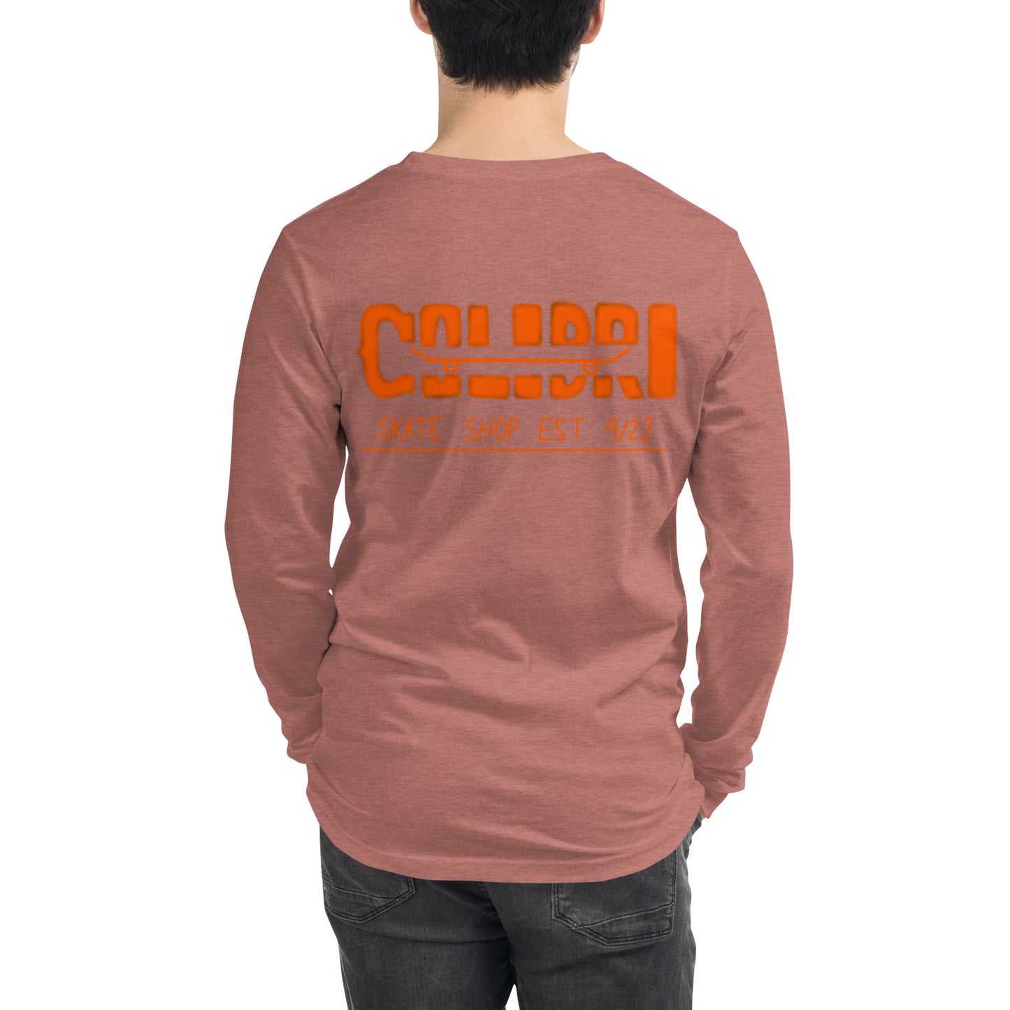 Orange Wheel Long Sleeve Tee