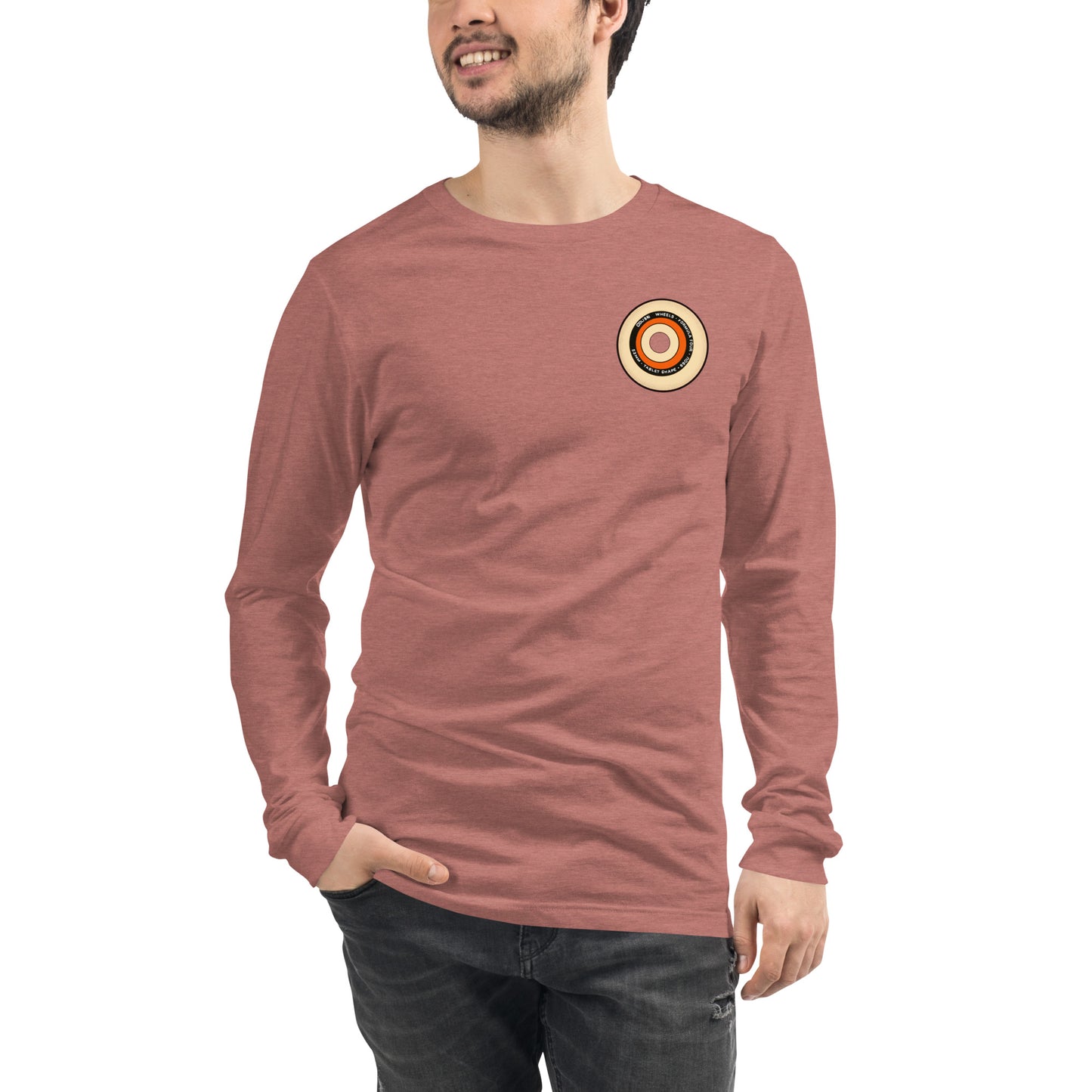 Orange Wheel Long Sleeve Tee