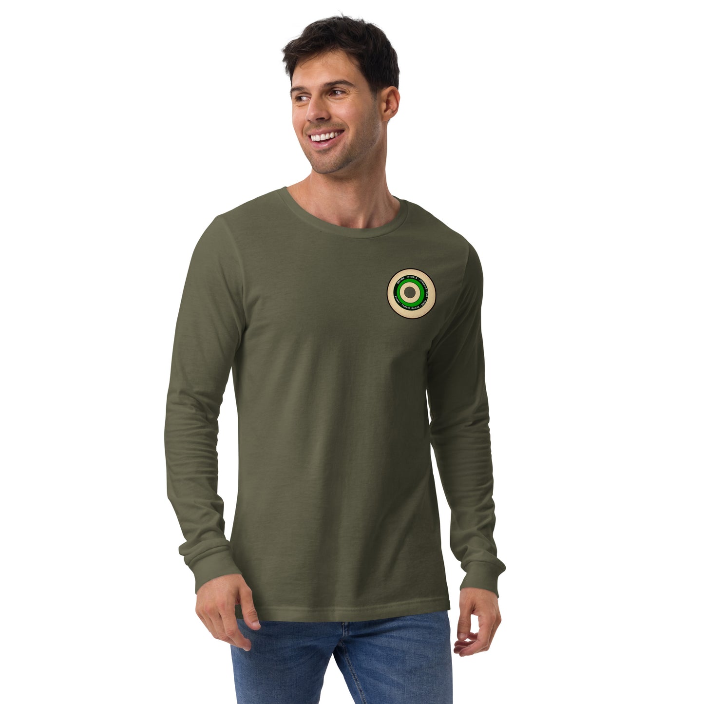 Green Wheel Long Sleeve Tee