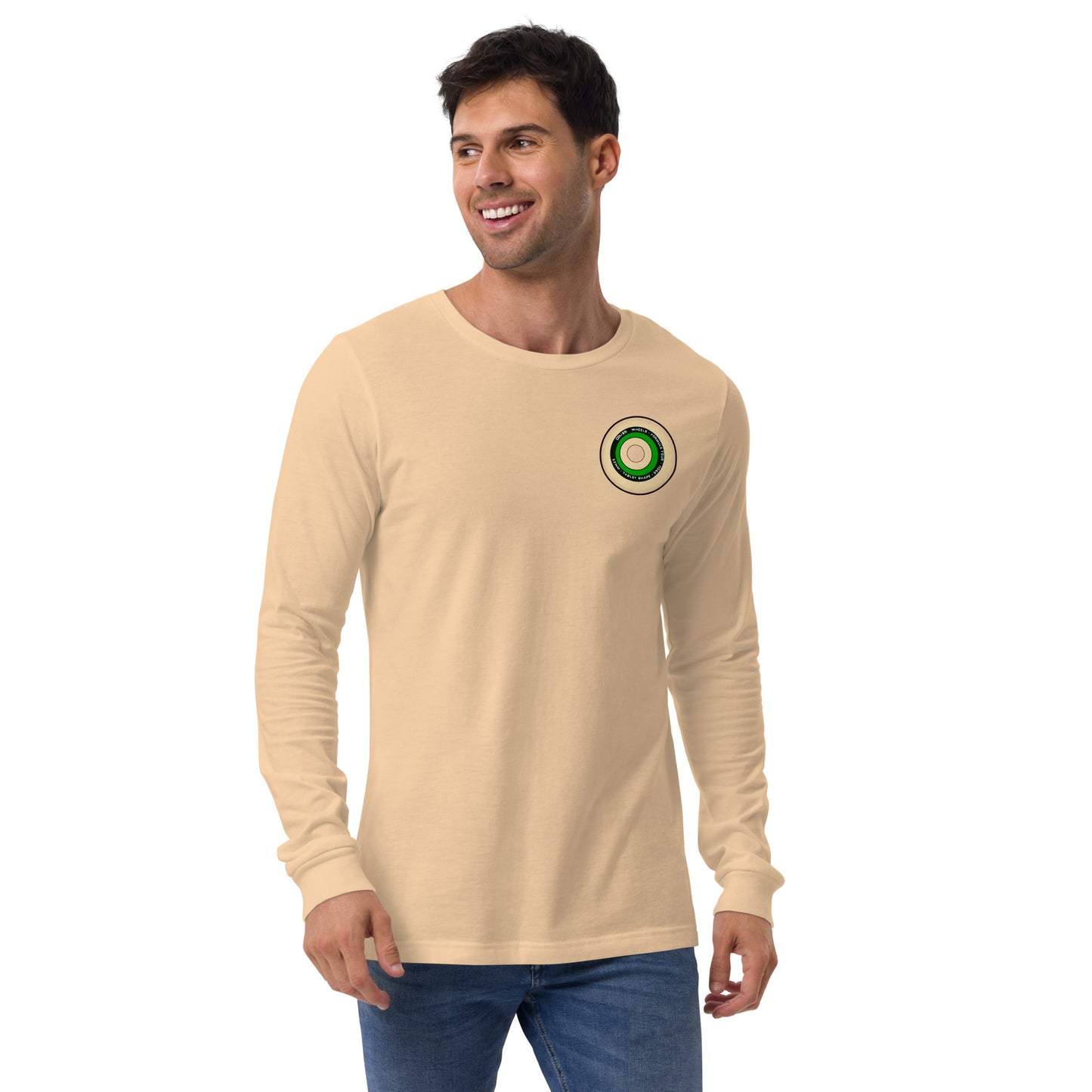 Green Wheel Long Sleeve Tee