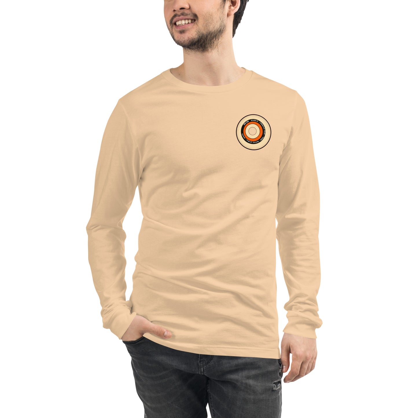 Orange Wheel Long Sleeve Tee