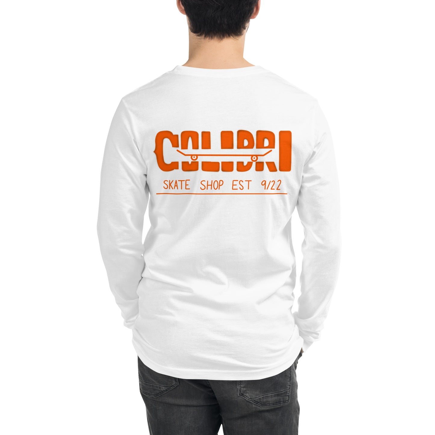 Orange Wheel Long Sleeve Tee