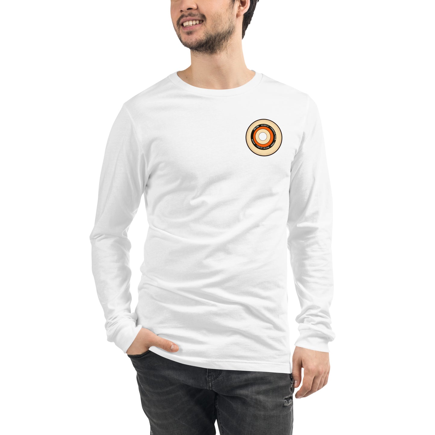 Orange Wheel Long Sleeve Tee