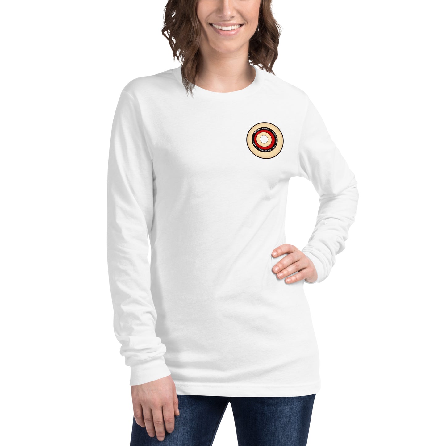 Red Wheel Long Sleeve Tee