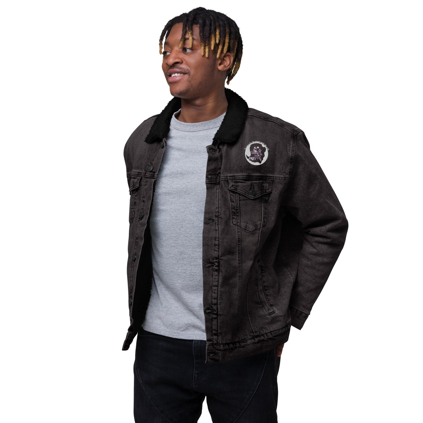 Denim Sherpa Jacket