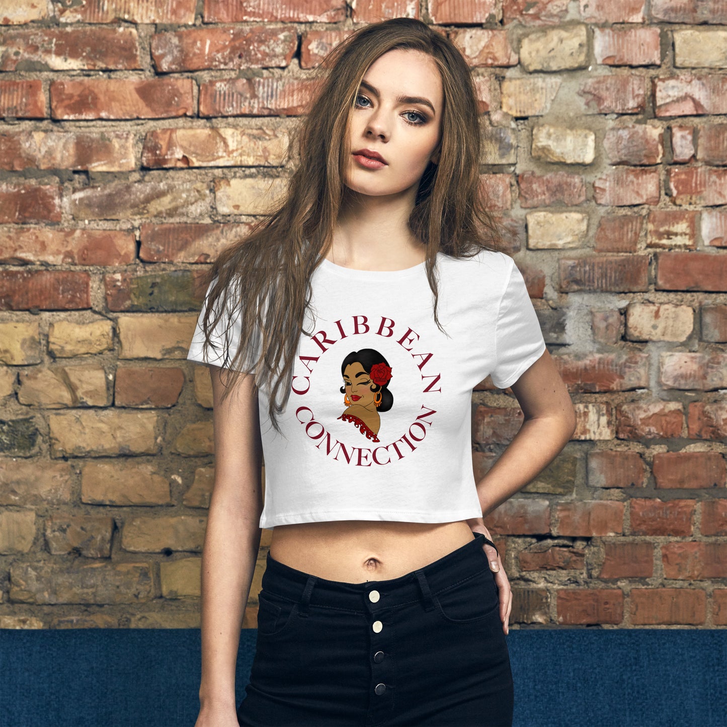 Caribbean Connection Crop Tee