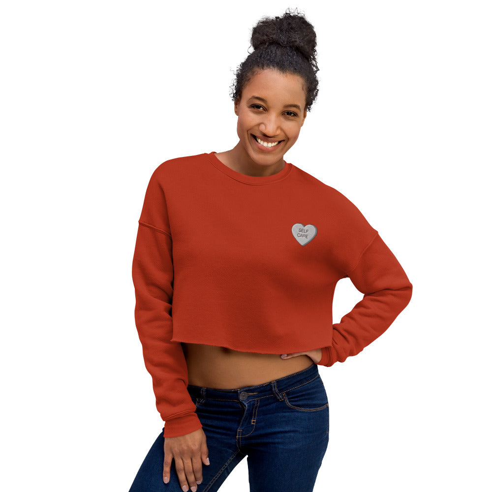 Self Care Crop Sweatshirt