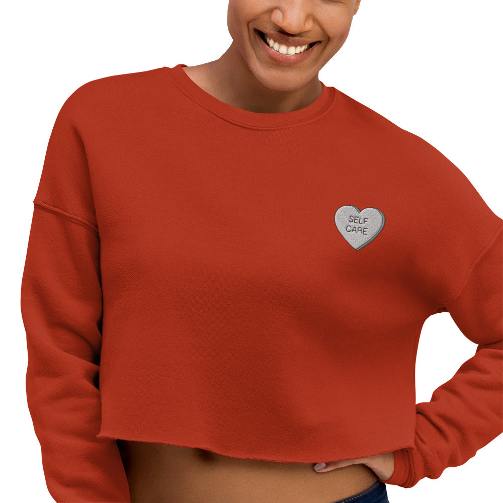 Self Care Crop Sweatshirt