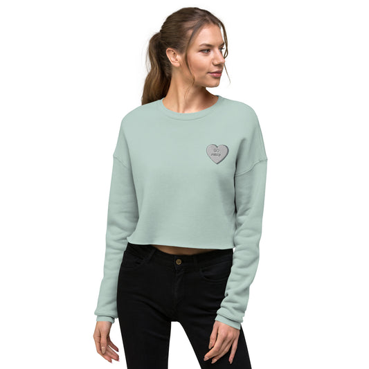 Go Away Crop Sweatshirt