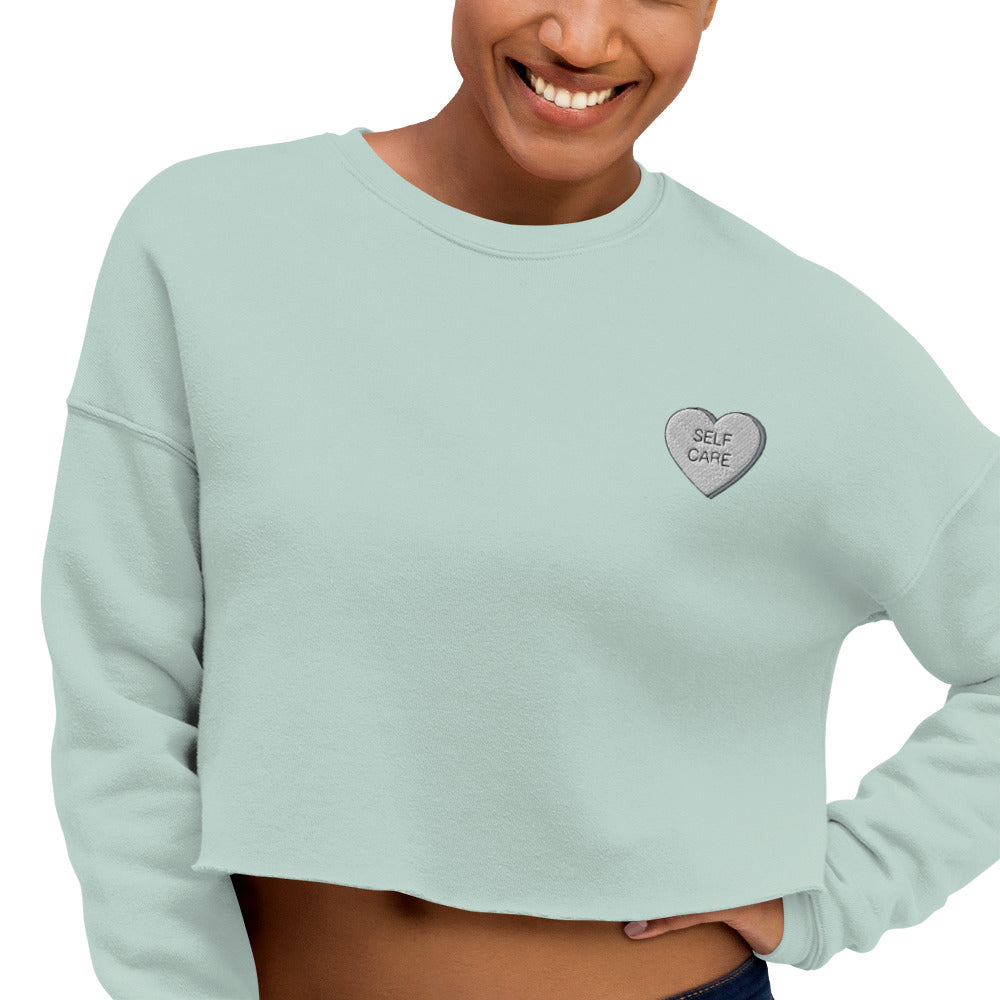 Self Care Crop Sweatshirt