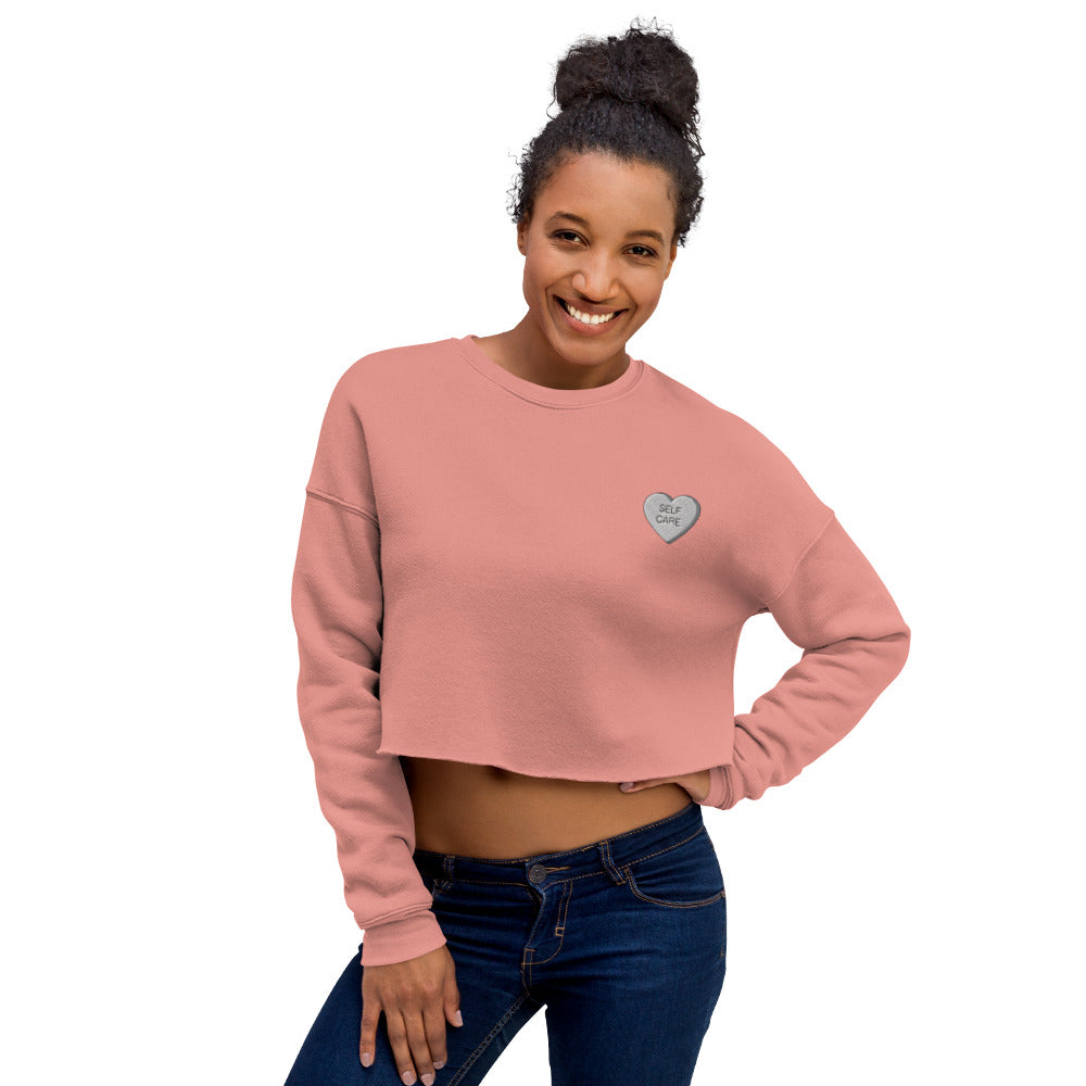 Self Care Crop Sweatshirt